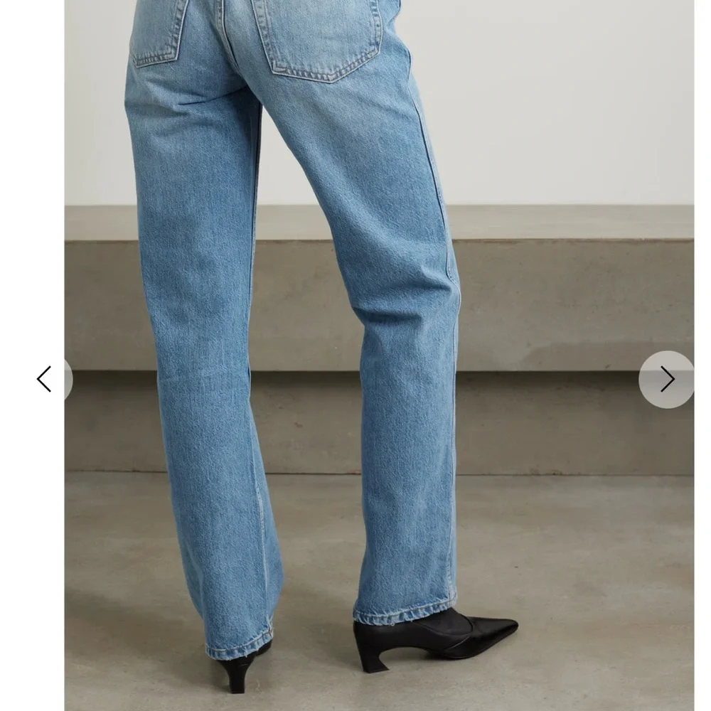 Re/Done Light Blue faded 90 loose fitted Straight Leg redone lux Jeans NEW Sz 27 - Picture 11 of 14